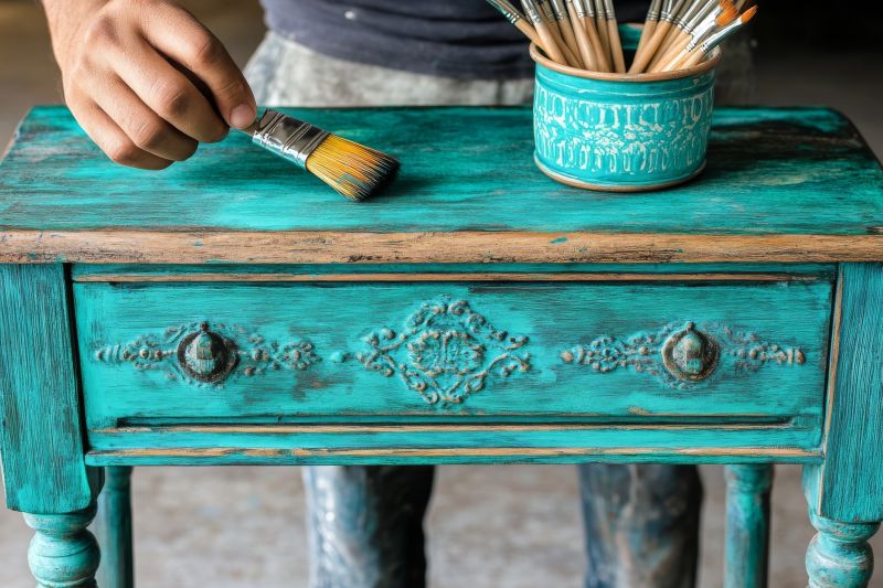 Armoire Painting detail